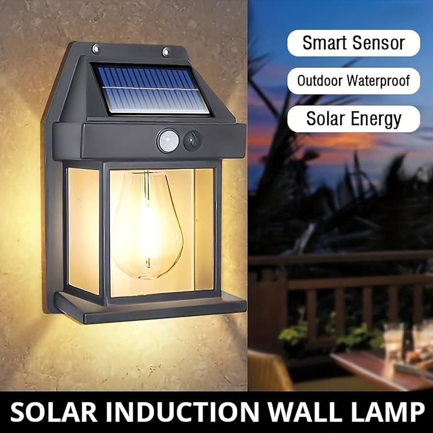 Solar Wall Lamp – Energy-Saving Outdoor Light with Waterproof