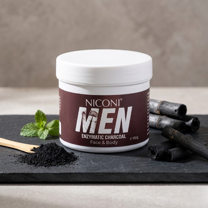 Niconi Men Enzyme De-Tan Pack for Face & Body | Deep Cleansing