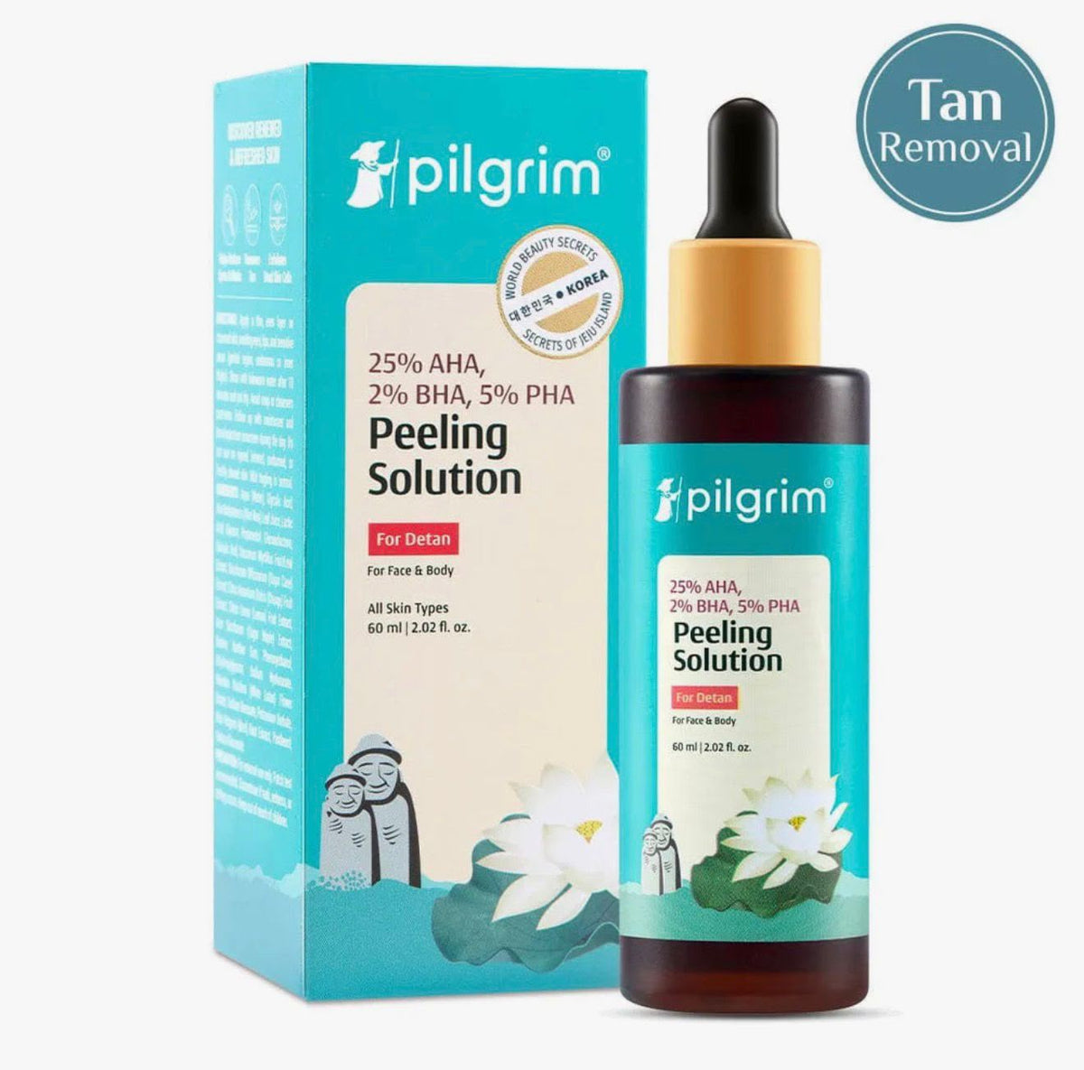 Pilgrim 25% AHA 2% BHA 5% PHA Advanced Peeling Solution