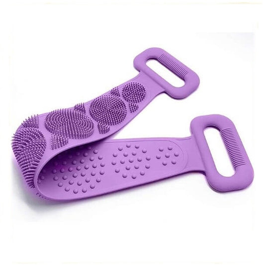 Silicone Back Scrubber Strap | Soft Exfoliating Body Wash Belt